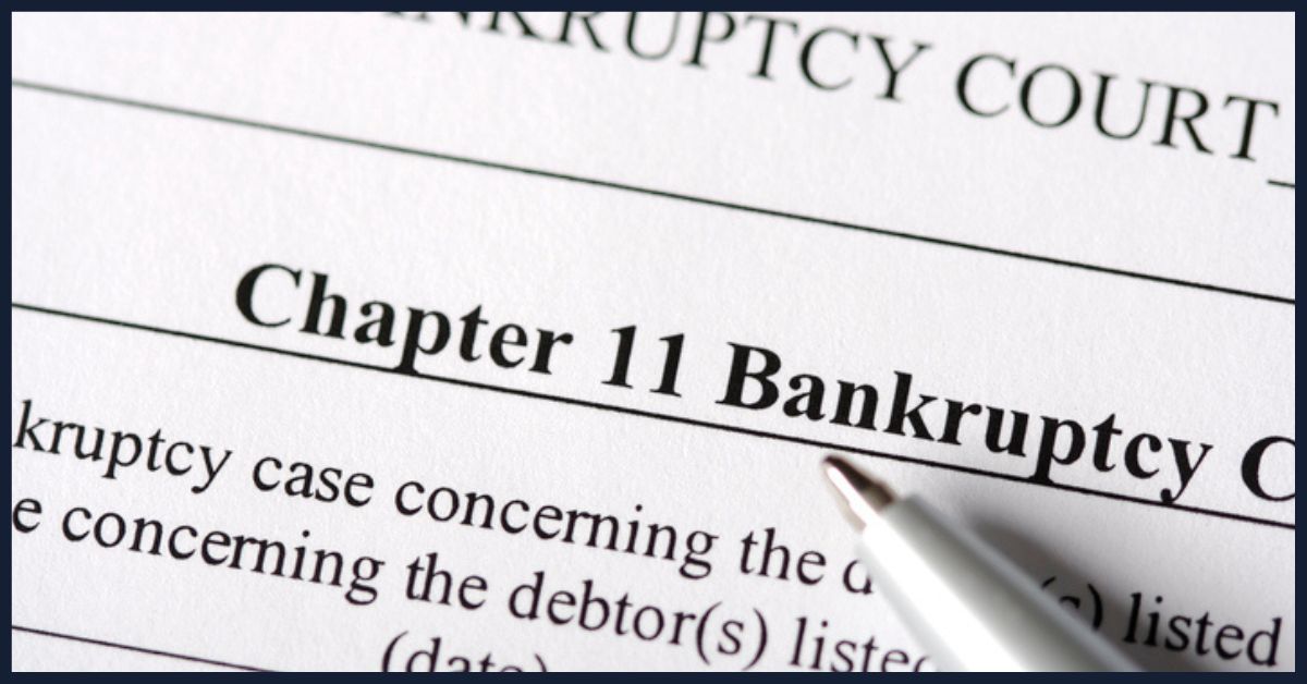 Chapter 11 Bankruptcy paperwork